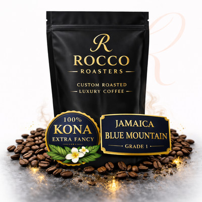 Jamaica Blue Mountain & Kona Coffee Combo | 3 lbs of each coffee | 6 lbs total