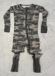 Little Sleepies Vintage Camo Bamboo Zippy 18-24 Mon. (Free S/H)