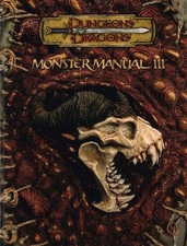 Monster Manual III Dungeons & Dragons d20 Supplement v.3.5 HC, 1st Printing VG-