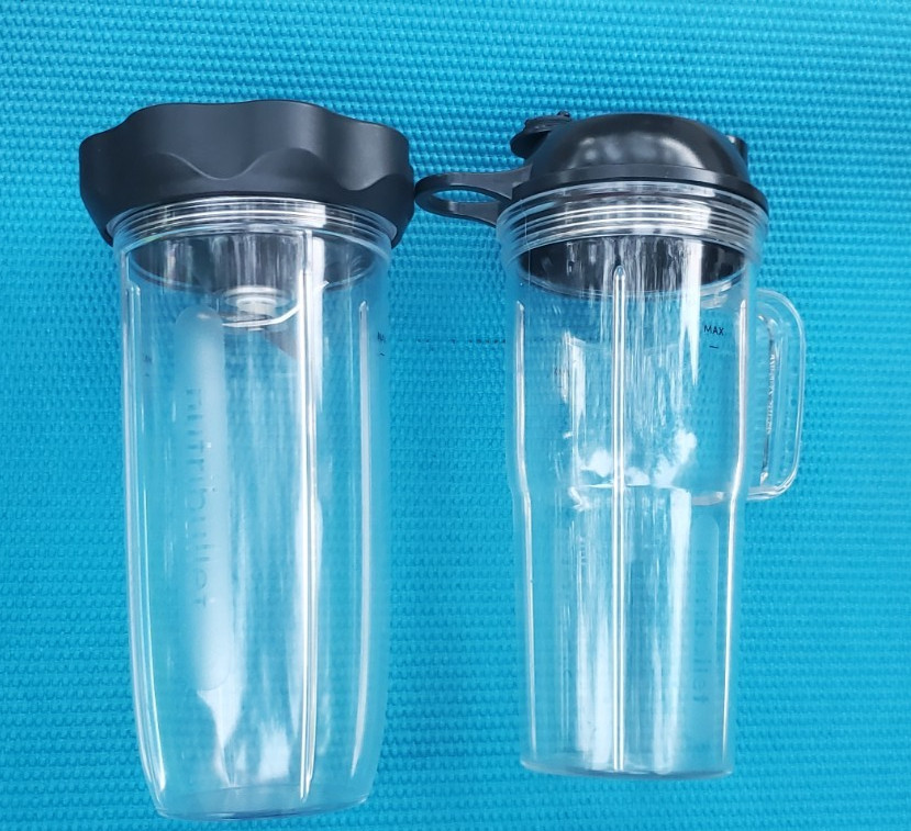 NutriBullet Pro 24 oz Cups with Lids and Extractor Blade OEM Replacement Parts