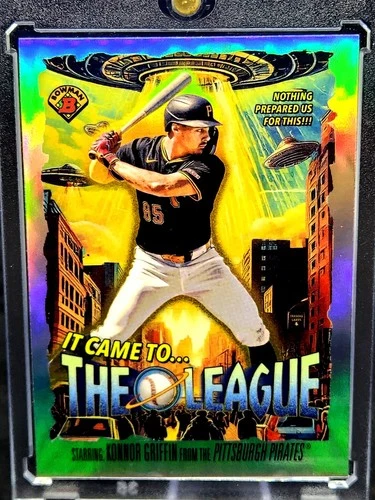 Konnor Griffin RARE ROOKIE BOWMAN UFO REFRACTOR | Investment Card | Pirates