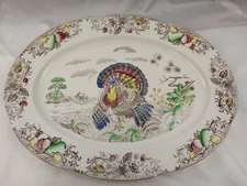 Turkey Serving Plater Oval 18x13.5"