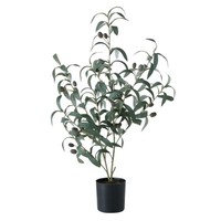 Deko Zimmerpflanze Olivenbaum Olive KÜNstliche Pflanze Im Topf H: 70 Cm Neu