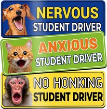 Magnet for Car: Funny Animal Be Patient Bumper Sticker for New Rookie Novice Dri