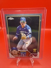 2023 Topps Chrome Bobby Witt Jr #176 Rookie Gold Cup Base Kansas City Royals