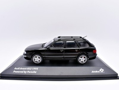 Modellauto Audi Avant RS2 Schwarz Solido Maßstab 1:43 Diecast