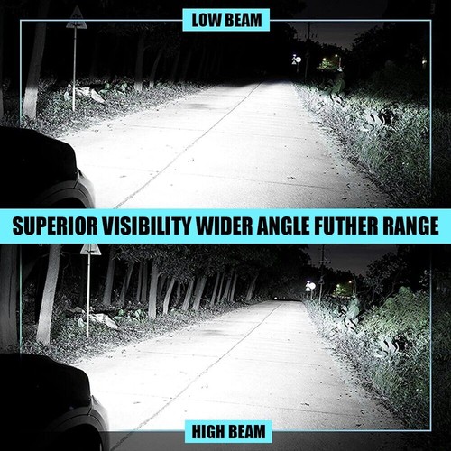 For Toyota RAV4 1998-2012 LED Headlight 9005+9006 High Low Beam Bulbs Kit - Zdjęcie 10 z 12