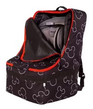 Disney Mickey Mouse Backpack Car Seat J.L. CHILDRESS Storage TRAVEL BAG Black