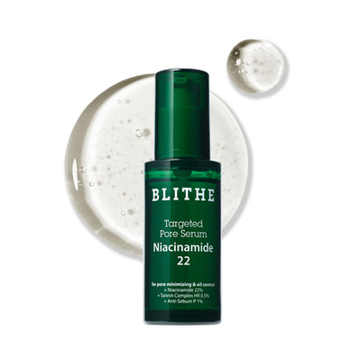 Blithe Targeted Pore Serum 22 Niacinamide For Oil Control Pore Minimizer For