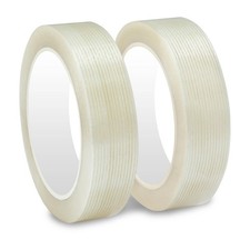 2 Roll Fiberglass Reinforced Filament Packing Tape Heavy Duty