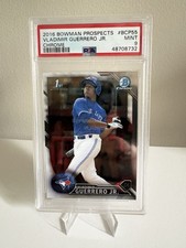 2016 Bowman Chrome Prospects 1st Vladimir Guerrero Jr. PSA 9