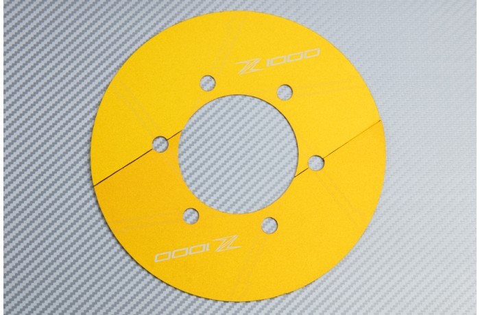 Cache couronne Kawasaki Z1000SX 2014 2015 2016 aluminium anodisé or ZXT00L