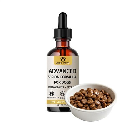 AuraPets Advanced Vision Dogs Vollspektrum-Augenunterstützung für Hunde, 30 ml