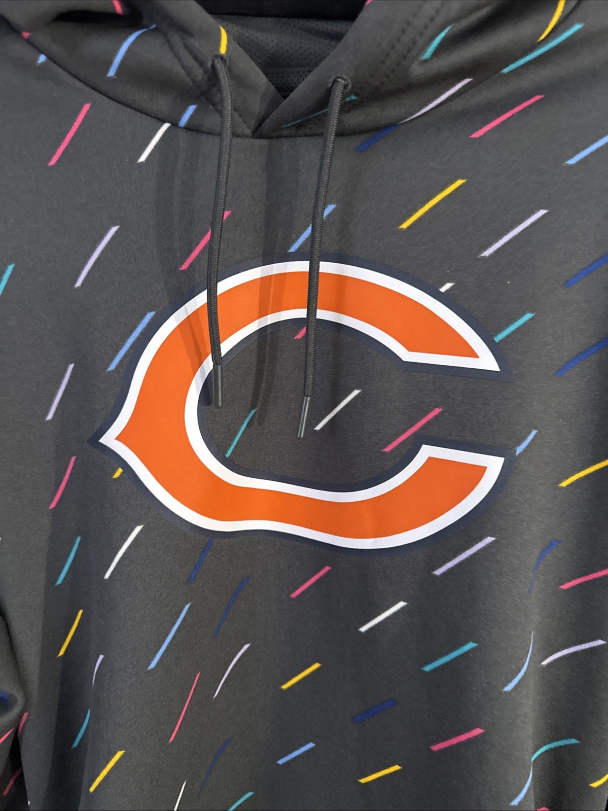 CHICAGO BEARS Nike 2021 Crucial Catch Sideline Performance Hoodie Men's XL thumbnail 2