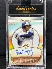 2024 Topps Luminaries Fred McGriff Encased Autograph /25 *Sealed* Blue Jays