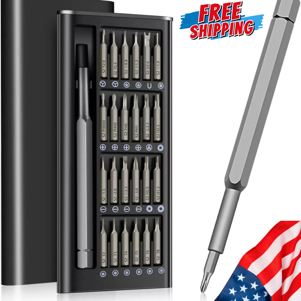 24 In 1 Small Precision Screwdriver Set Magnetic Mini Screwdriver Bit ...