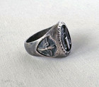 WWII Sterling Silver United States Army Air Force AERIAL GUNNER Ring Size 8;A516 — photo 6