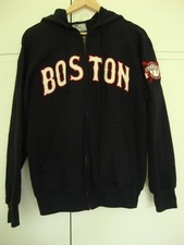 Men's Navy MV Sport Boston Red Sox Fleece Hoodie MLB Baseball Top - Size S