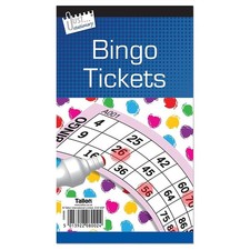 Tallon Jumbo Bingo Lose Buch 21 x 12cm Sicherheits-Code Perforiert Spiel