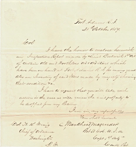 C.S.A. Gen. John Bankhead Magruder - Signed document (12)