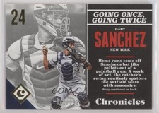 2017 Panini Chronicles Gold /999 Gary Sanchez #57 v1x