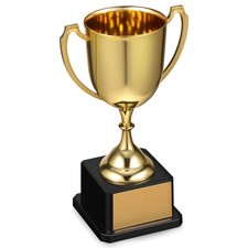 Durable Golden Trophy for Games Sports Mini Plastic Trophy Award