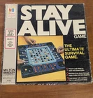 VINTAGE 1971 MILTON BRADLEY STAY ALIVE SURVIVAL GAME INCLUDING MARBLES