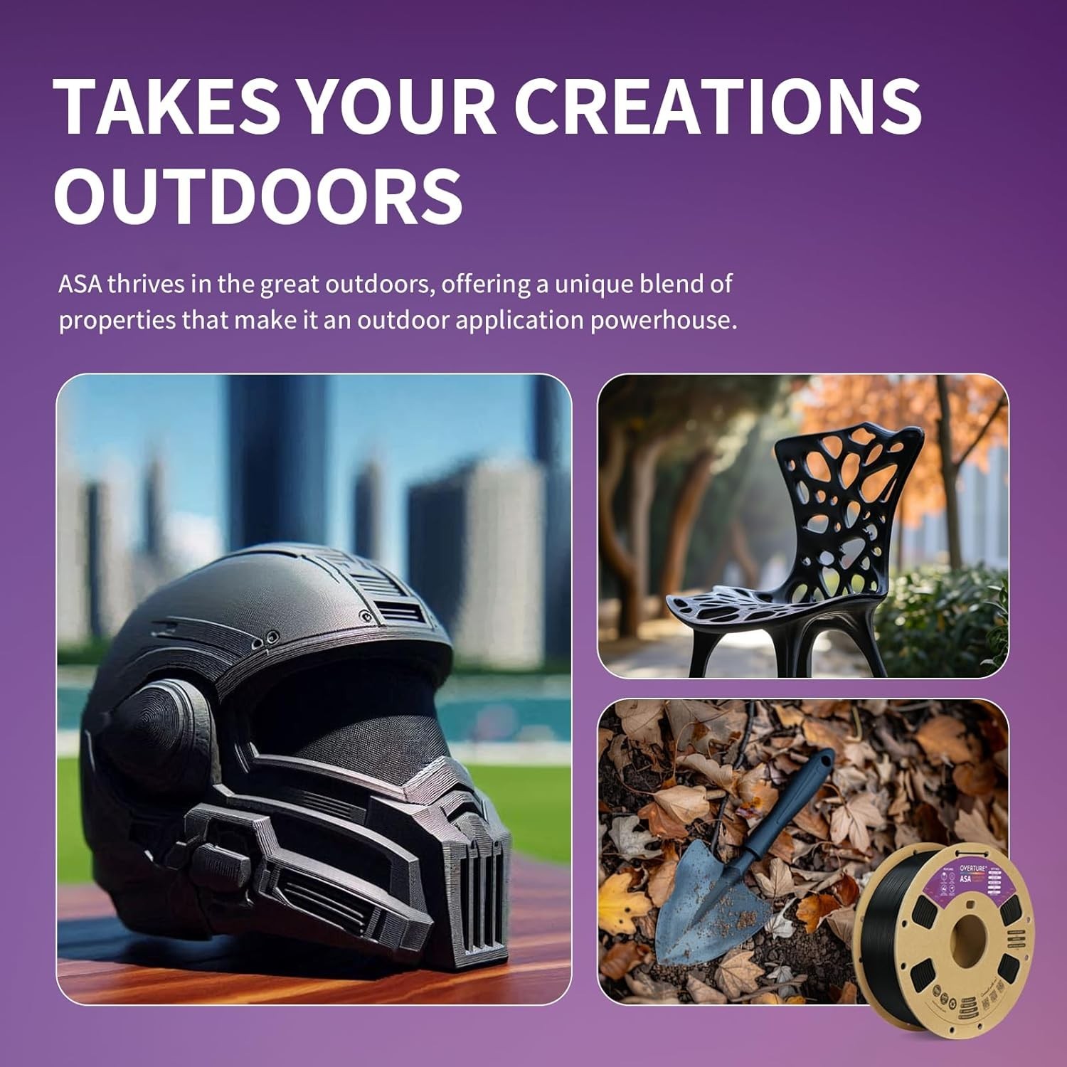 Overture ASA-Filament 1,75 mm Präzision Wetterfest - Bild 4