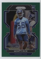 2021 Panini Prizm Rookie Green Prizm Monty Rice #420 0c9e
