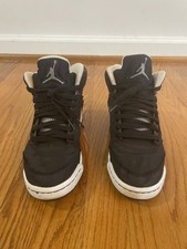 Nike Kids Air Jordan 5 Retro 440888-011 White Black Sneaker Shoes Size 5Y