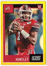 2020 Panini Score Gold Zone /50 Tyler Huntley #370 RC