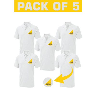 5er Pack Gas Safe Register POLO Hemd Ingenieur Klempner Gasmonteur Arbeitspersonal