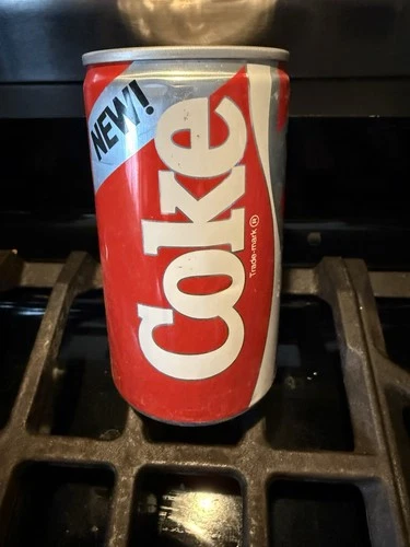 Rare Vintage Original 1985 “NEW COKE” Aluminum Can Empty Coca Cola New Coke