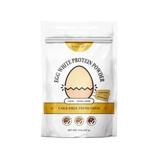 Orgnisulmte Egg White Protein Powder 8 Oz Pasteurized Dried Egg Whites 12/25/27