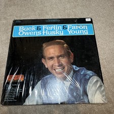 BUCK OWENS AND FERLIN HUSKY AND FARON YOUNG VINYL LP ALBUM 1966 HILLTOP RECORDS