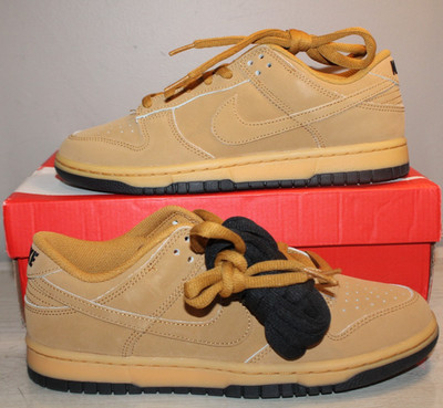 NIKE DUNK LOW RETRO SE WHEAT SNEAKERS SHOES MEN'S SIZE 8.5 NEW IN BOX