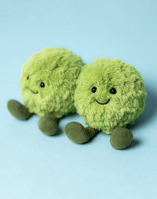 Jellycat London Exclusive Mushy Peas Plush Soft Toy Peggy Dot NWT