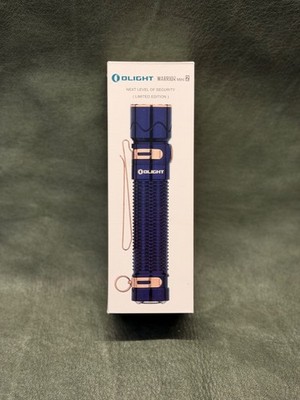 Olight Warrior Mini 2 BNIB Regal Blue Limited Rare Collectors Serialized