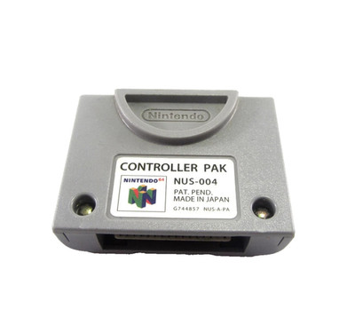   Nintendo - Controller Pak Memory Card Save Game für Nintendo 64 N64 - Grau  