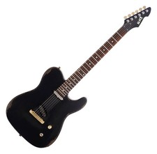 B-WARE Slick SL50 BK E-Gitarre Black Guitar Vintage Sound Singlecoil TL-Git
