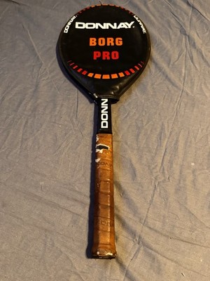 Vintage Donnay Borg Pro Tennis Racket Light 4 Grip Belgium Bjorn Borg