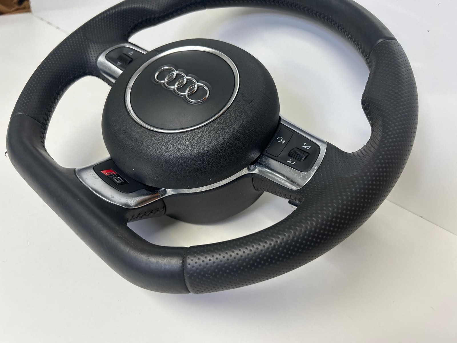 2014-15 AUDI R8 AIRBAG AND STEERING WHEEL W PADDLE SHIFTER COMBO (MK)