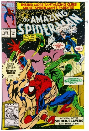 Amazing Spider-Man #370 1992 Marvel Comics VF/NM Comic Book Direct