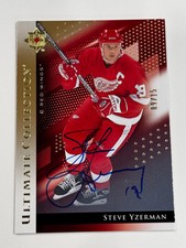 2024-25 Upper Deck Ultimate Collection Steve Yzerman #96 Gold Auto #09/15
