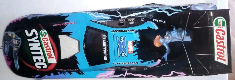 2003 Tony Pedregon Castrol Syntec/ X-Men Mustang Funny Car 1 of 3,414 P/N 104364 - Image 3 of 4
