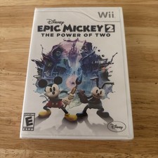 Disney Epic Mickey 2: The Power of Two (Nintendo Wii, 2012) NEW