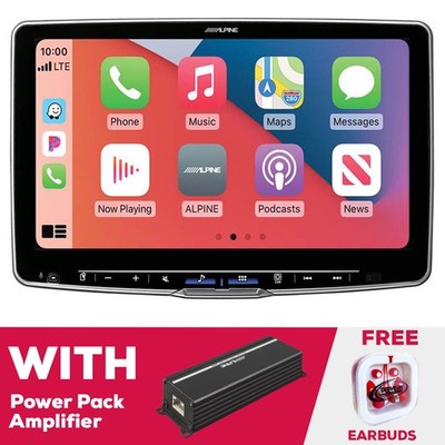 Alpine Halo11 ILX-F511 11 Inch Multimedia w/ Alpine KTP-445A Amplifier