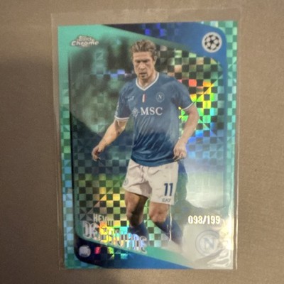 2025-2026 Topps Chrome UCC Kevin De Bruyne SSC Napoli 98/199