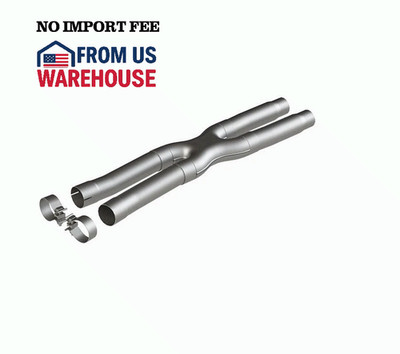MBRP 2015-2026 Ford Mustang GT Resonator Delete X-Pipe with 2.5'' Aluminum Constr