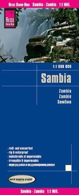 Zambia (1:1.000.000) by Reise Know How (German) Folded Book